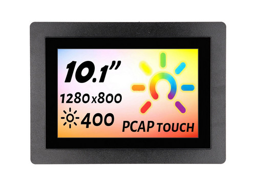 Встраиваемый сенсорный монитор 10,1 PZ101WKK6-28HPZ1-HDV с рамкой