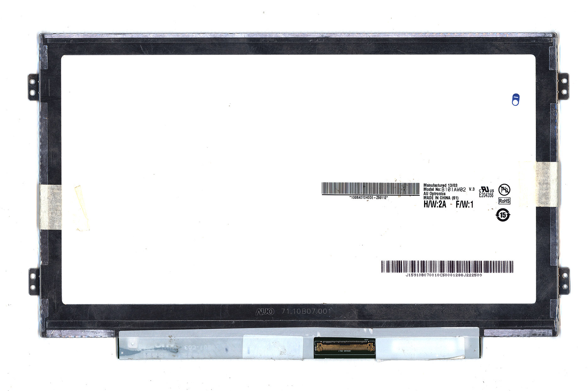 ЖК дисплей 10,1" B101AW02 V3