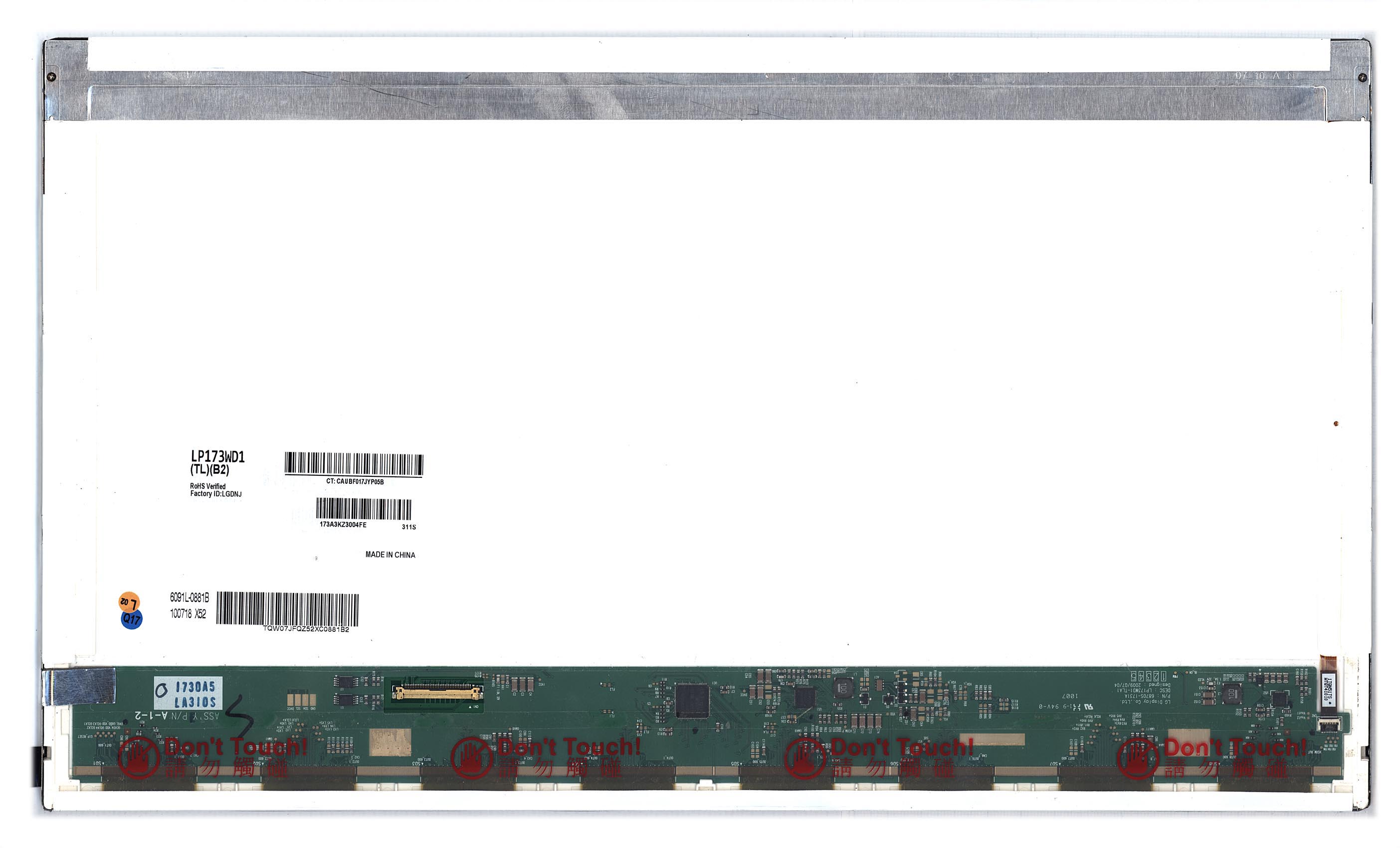 ЖК дисплей 17,3" LP173WD1-TLB2