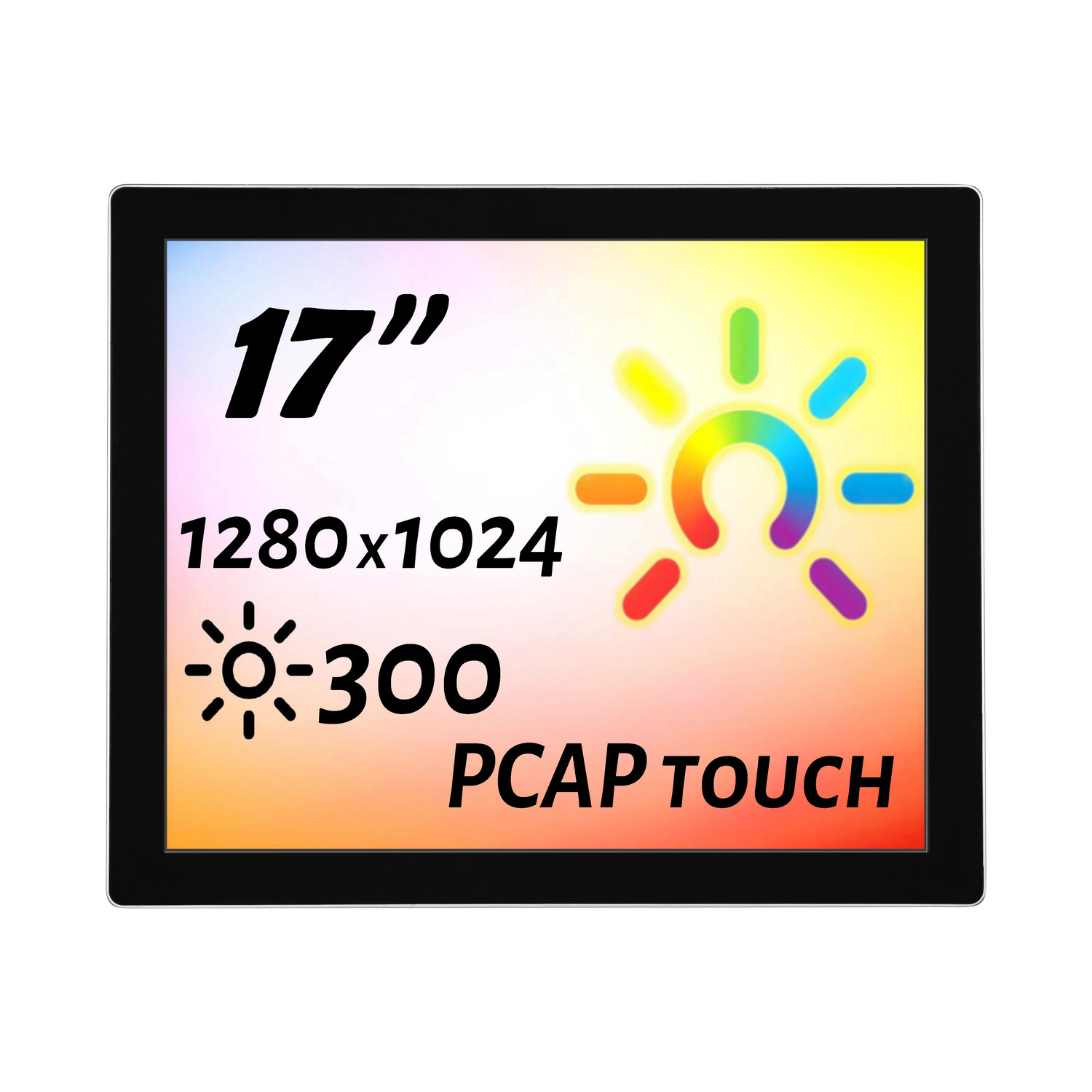 Встраиваемый сенсорный монитор 17" PA170SLZ-20SPZ1-HV