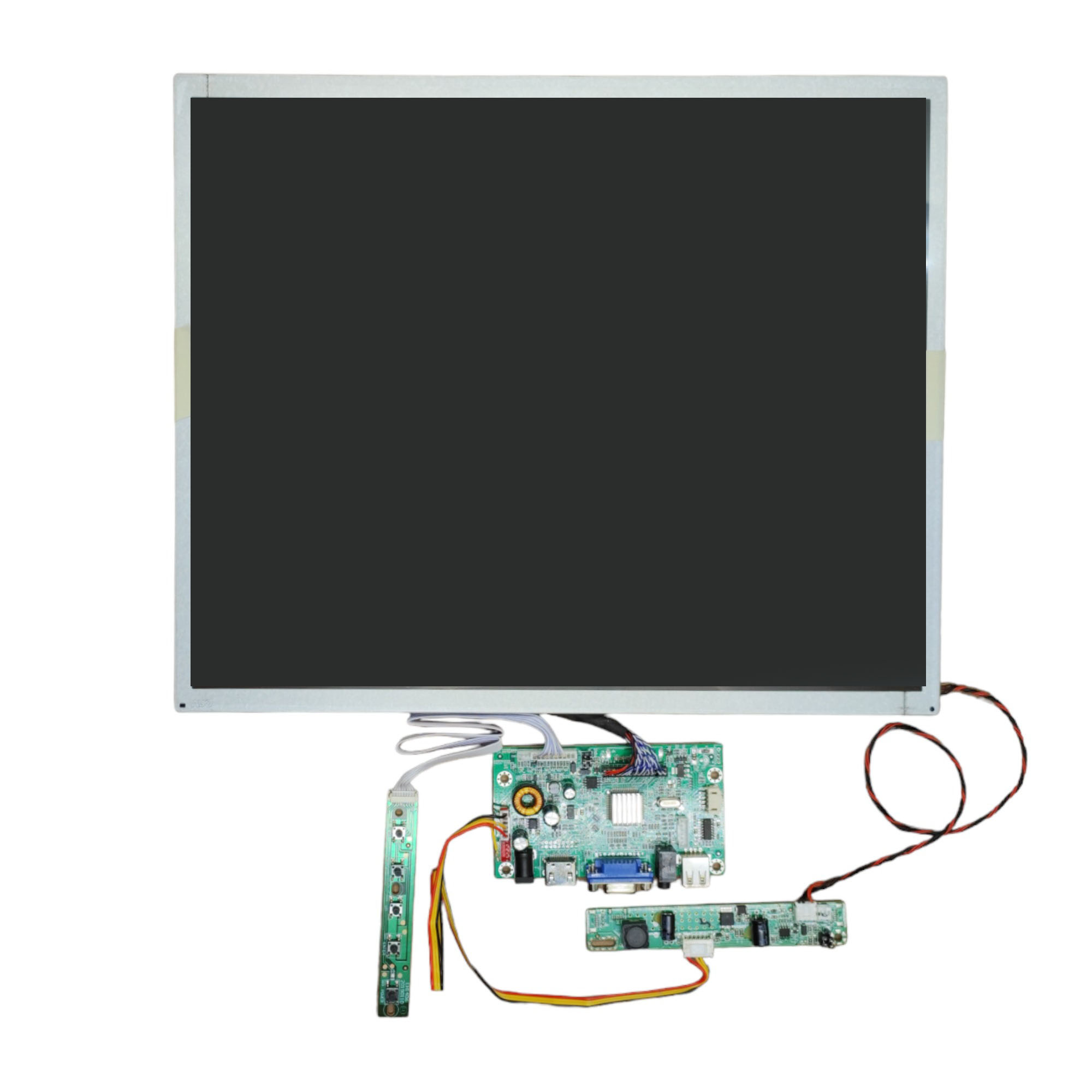 Дисплей 17" M170ETN01.1 с контроллером JX-V59-UHV-LVDS в сборе