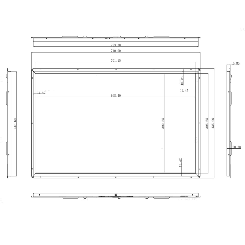 Дисплей 31,5" SV320FHMF40 с контроллером M.NT68676.3 в сборе