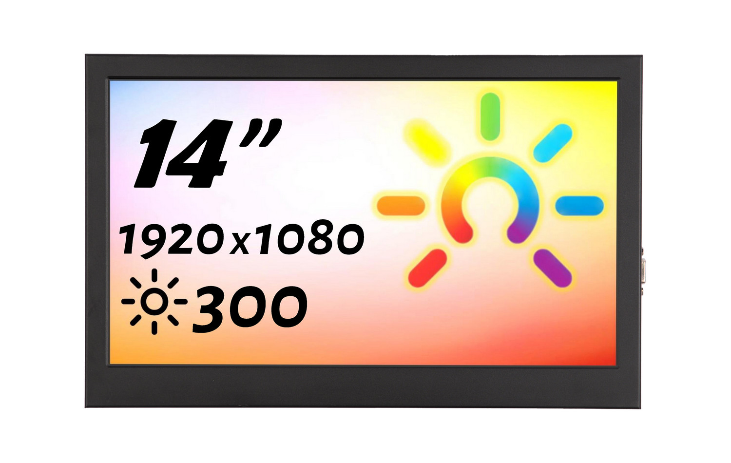 Монитор 14" DS140WM1F-90S1-HV
