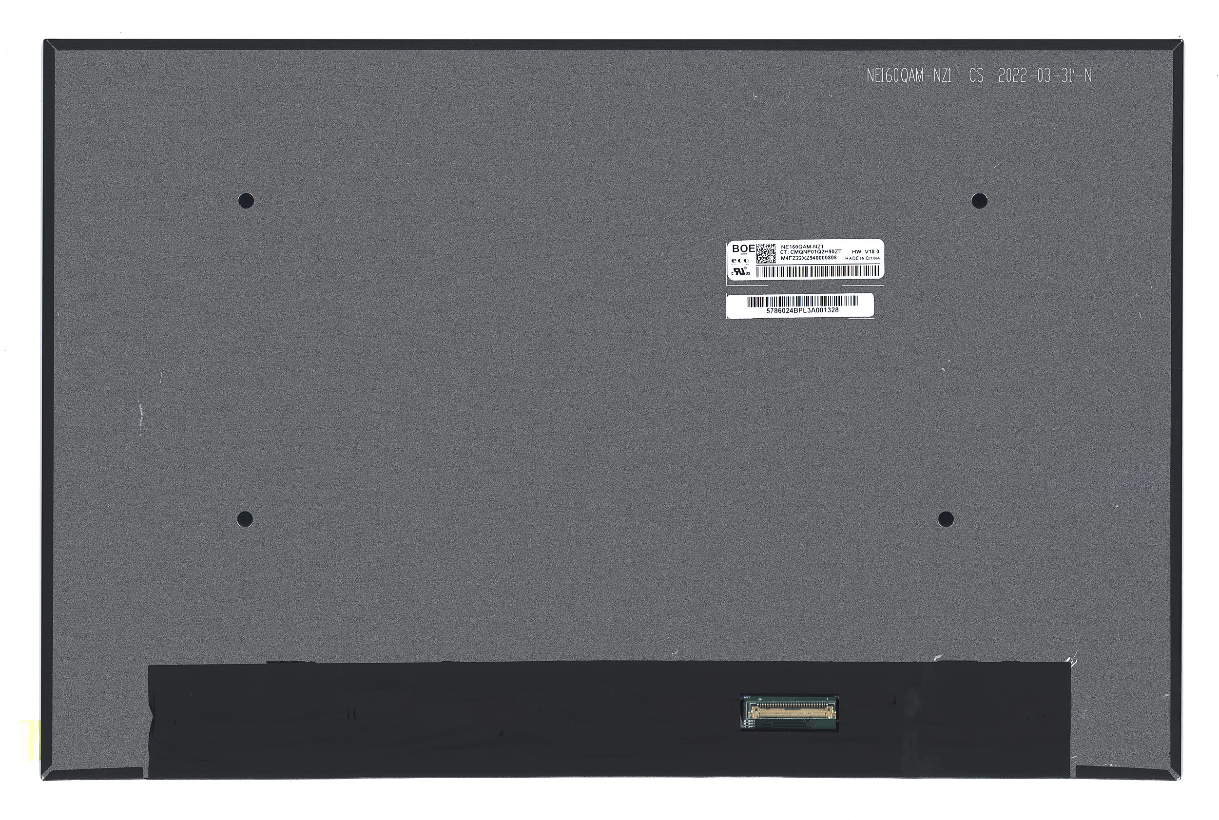 ЖК дисплей 16" NE160QAM-NZ1