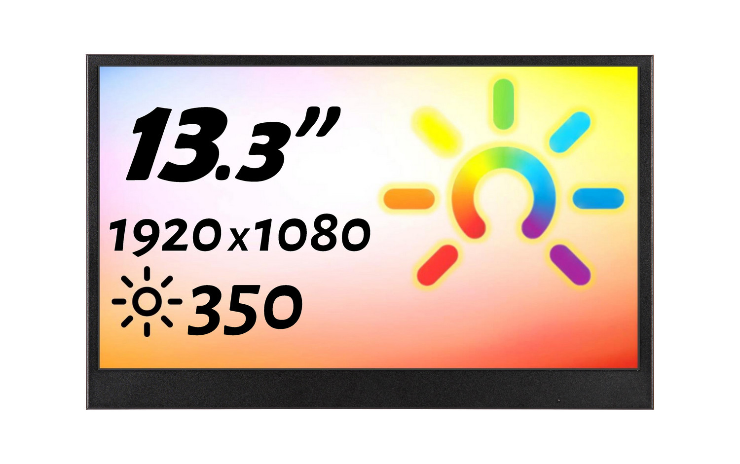 Монитор 13,3" DS133WM1-90S1-H