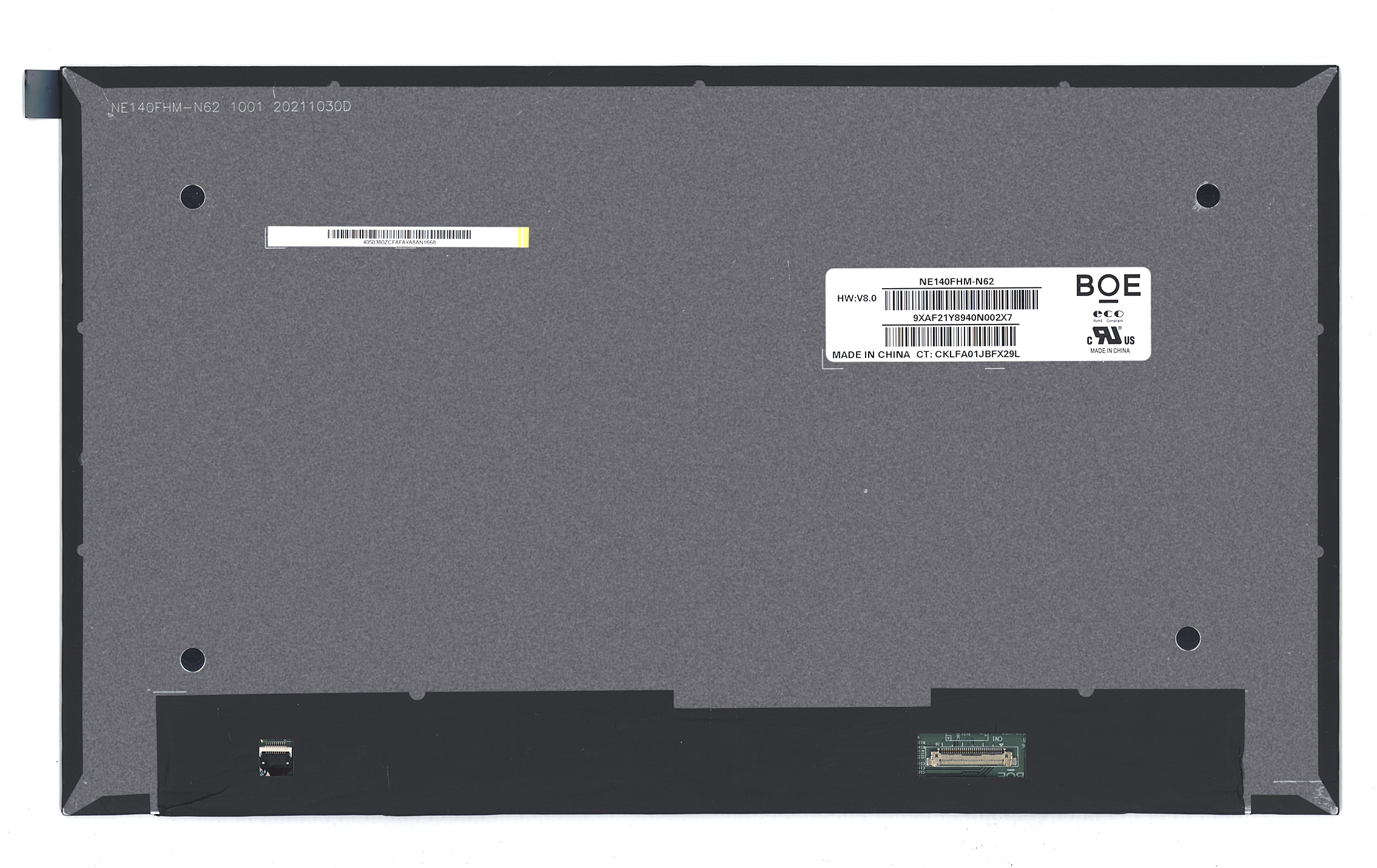 ЖК дисплей 14" NE140FHM-N62