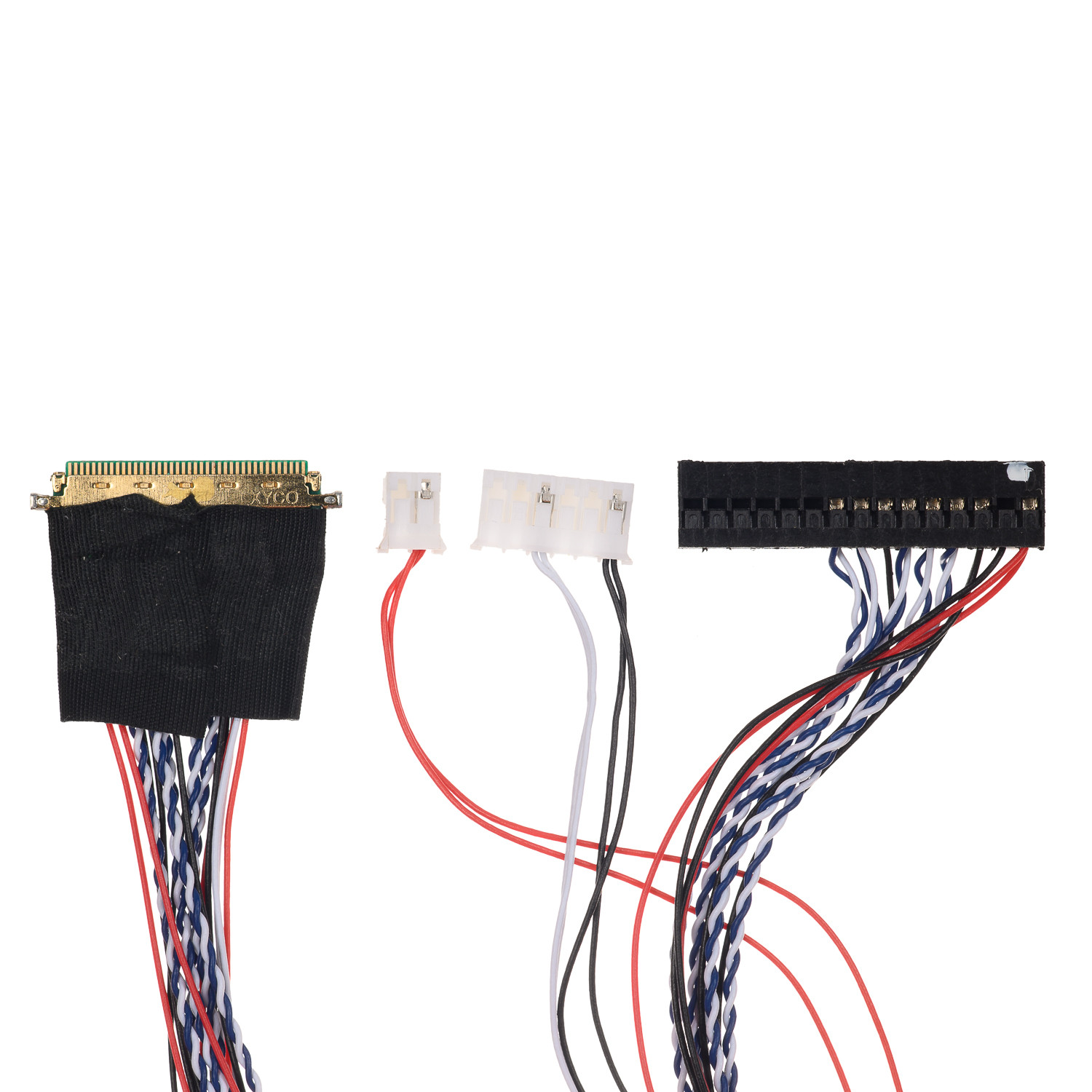 Кабель LVDS I-PEX20453-40P-1C8B-LP/BLD2-30+HB-06+HB-02, 300 мм