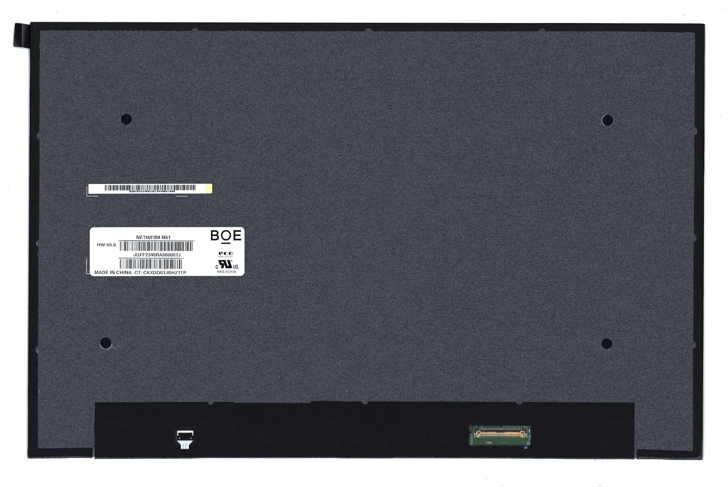 ЖК дисплей 16" NE160F8M-N61