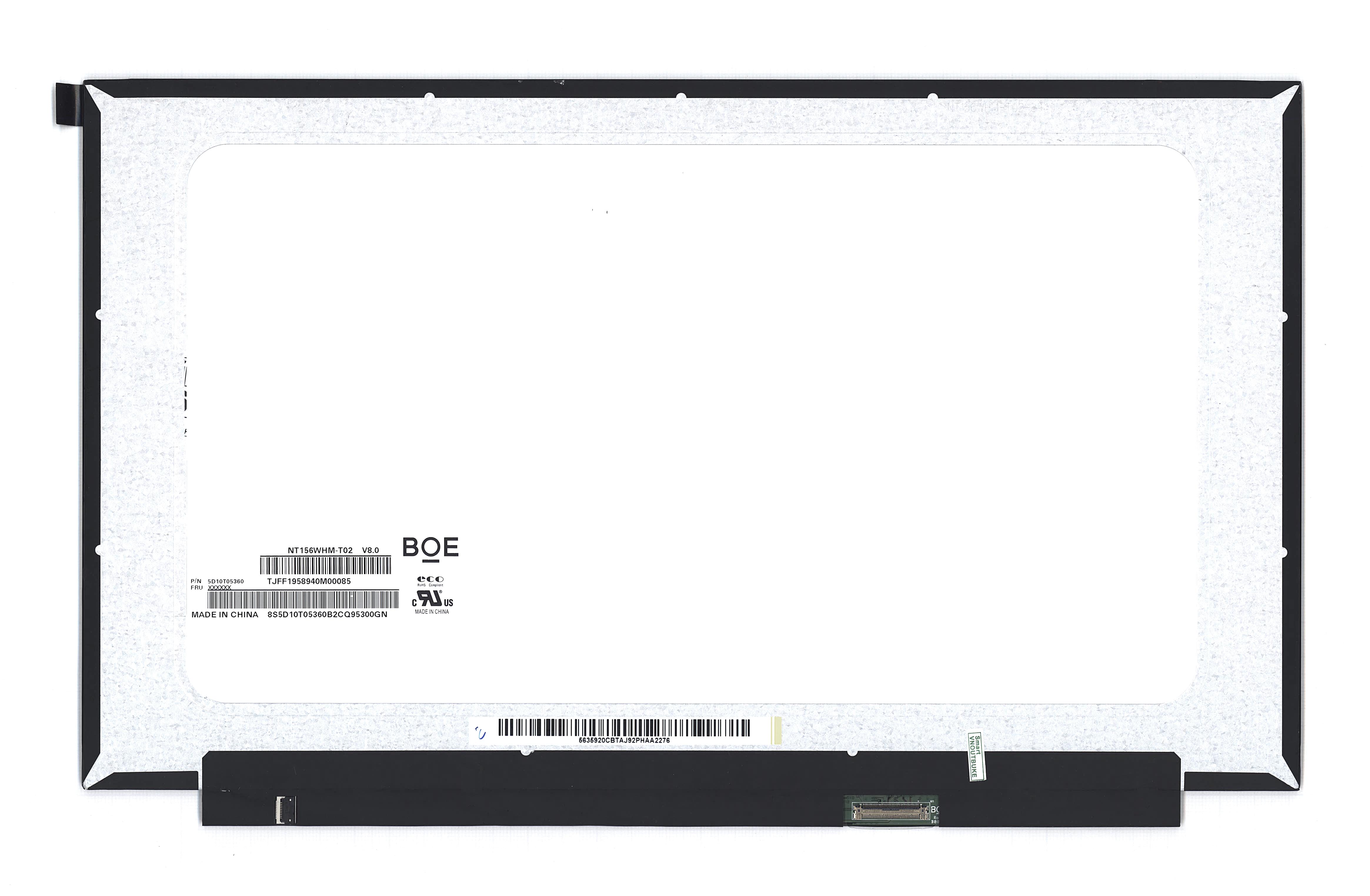 ЖК дисплей 15,6" NT156WHM-T02