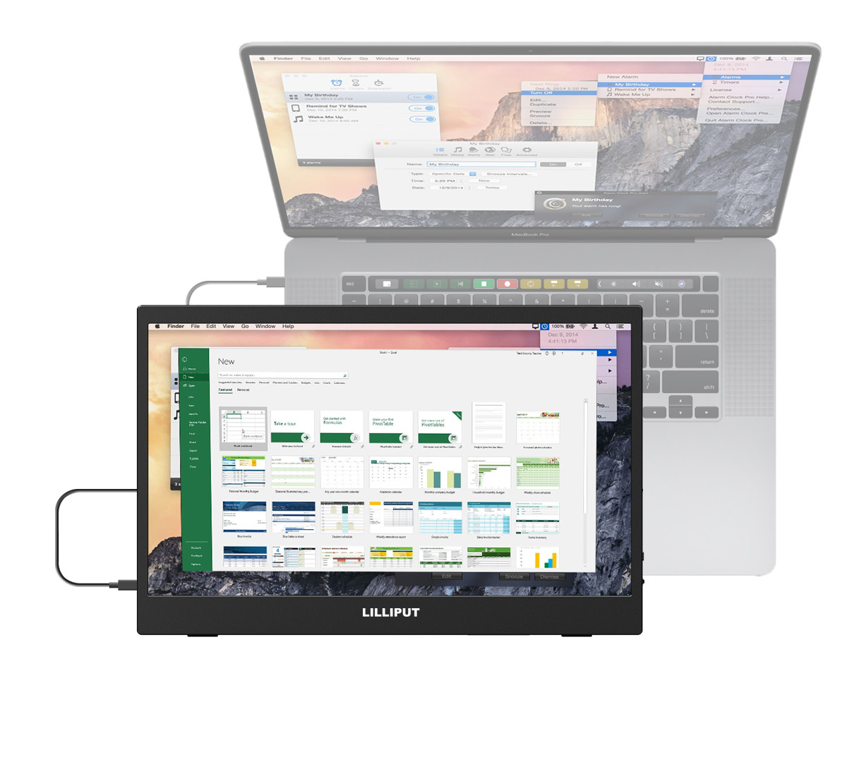USB монитор сенсорный 14" Lilliput UMTC-1400