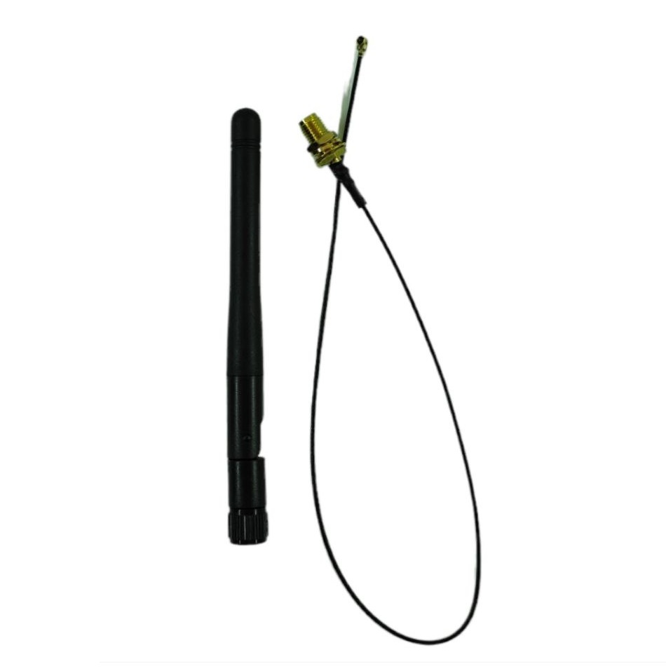 Антенна WiFi 2,4ГГц SMA 11см с пигтейлом RF 28см