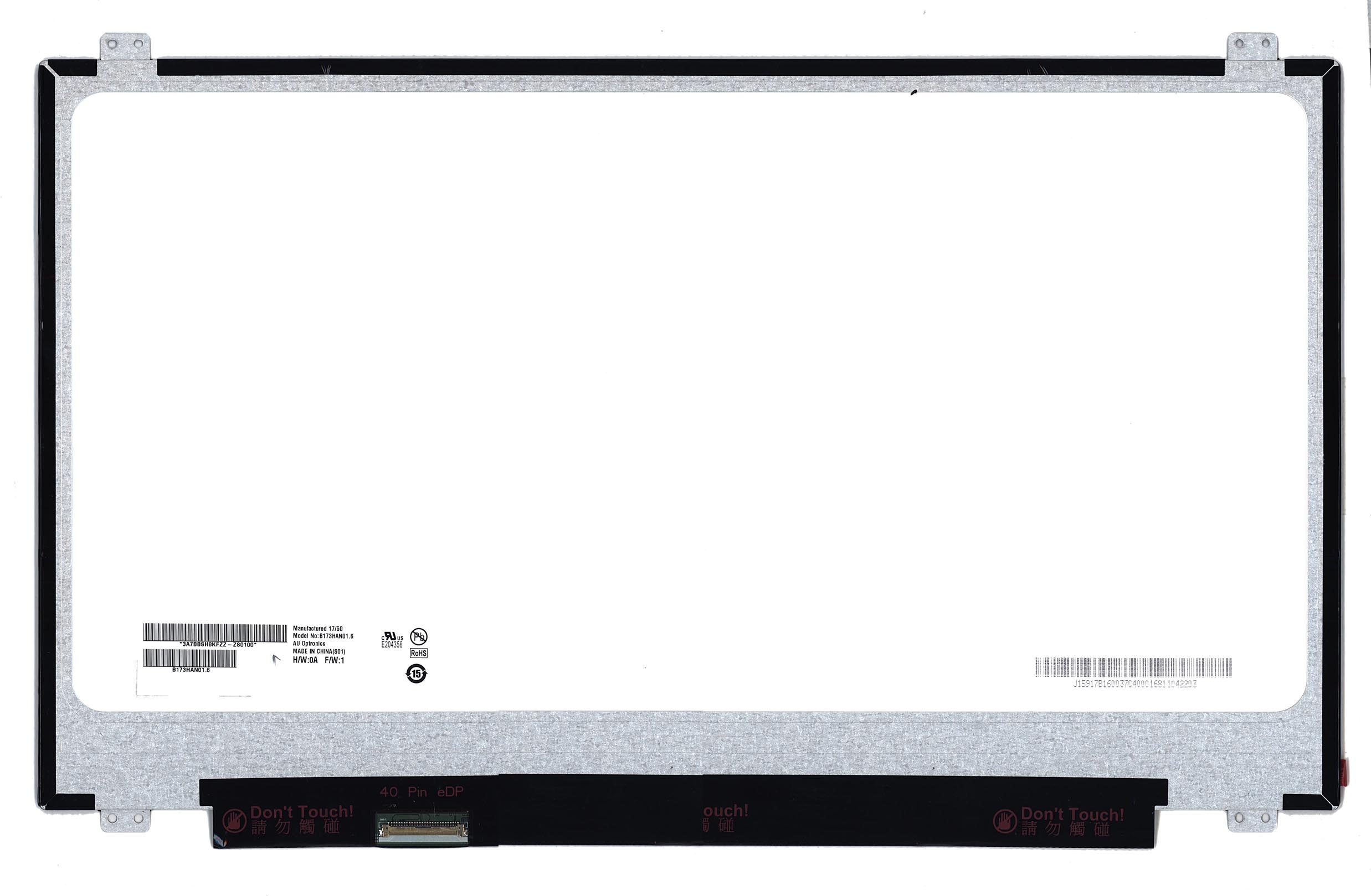 ЖК дисплей 17,3" B173HAN01.6