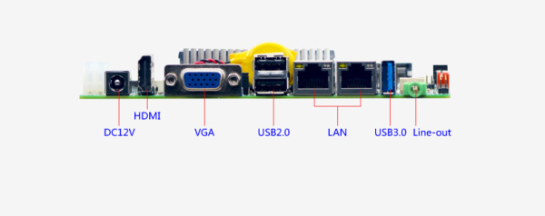 Материнская плата 3,5" с процессором EPIC-N31 (J3710)
