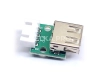 Плата с разъёмом USB 2.0 A (F) - XH2.54 угловой