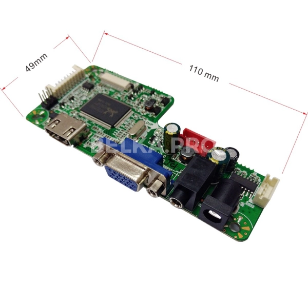 Дисплей 13.3" NV133FHM-N42 с контроллером RTD2556V3.0 в сборе