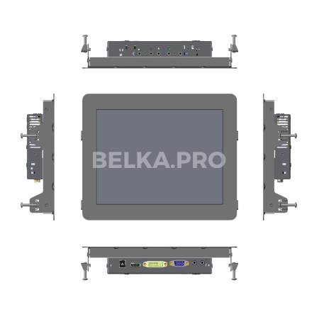 Встраиваемый сенсорный монитор 9,7" PN097SMK6-07UR41-HDV