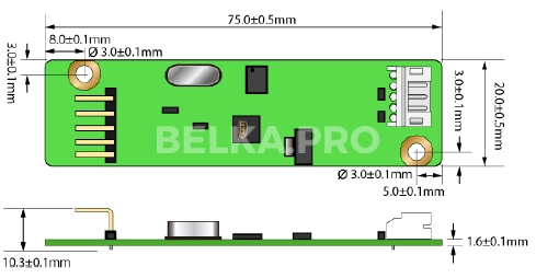 Контроллер 5р резистивного сенсорного экрана USB ATTPD-U4RA-001