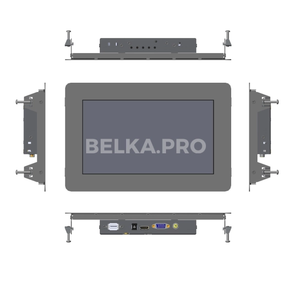Встраиваемый сенсорный монитор 10,1" PN101WMK-06HR41-HVA