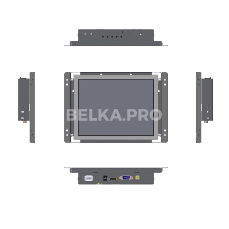 Встраиваемый сенсорный монитор 8" FS080SMK-07HR41-HVA