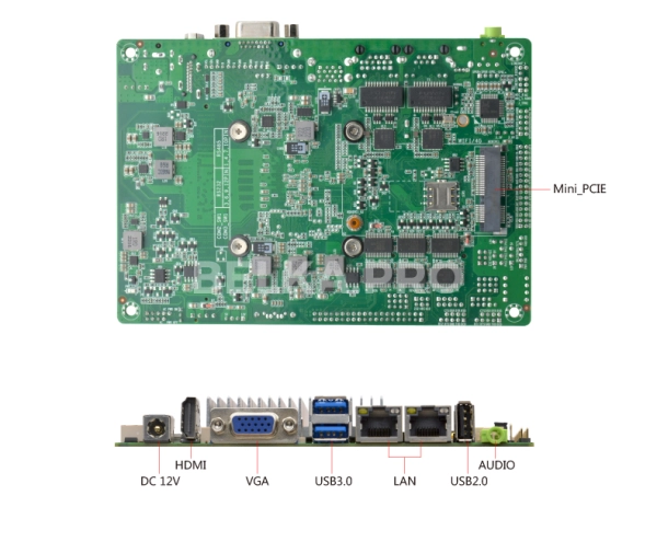 Материнская плата 3,5" с процессором EPIC-E641_J126L (J6412)