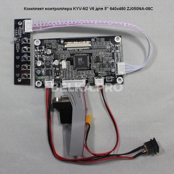 Контроллер дисплея VGA/AV KYV-N2 V6 (FPC2) с кнопками