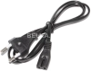 Кабель питания 0.5 м, (F) - розетка 220В, 2 pin, Telecom IEC-320-C7