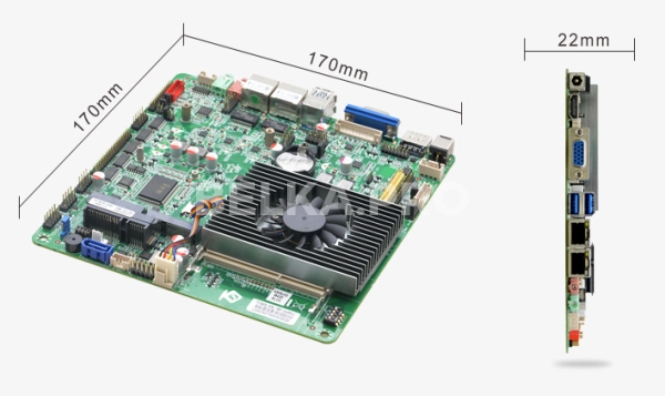Материнская плата Mini-ITX с процессором ITX-B430_I312L (4030U)