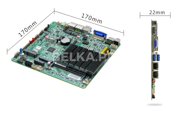 Материнская плата Mini-ITX с процессором ITX-B412_J122L (J4125)