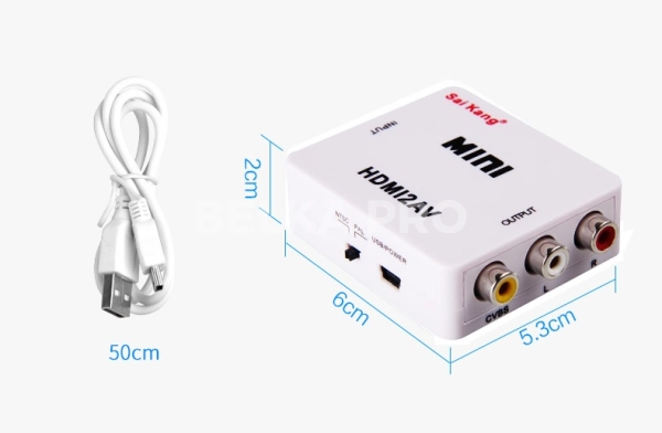 Конвертер HDMI (F) -> AV (F) SK-Z325