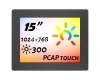 Встраиваемый сенсорный монитор 15" PN150SMC-07SPX1-HDV