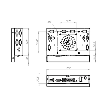 Сенсорный монитор 8" DN080SMP-07HPX1-HVA