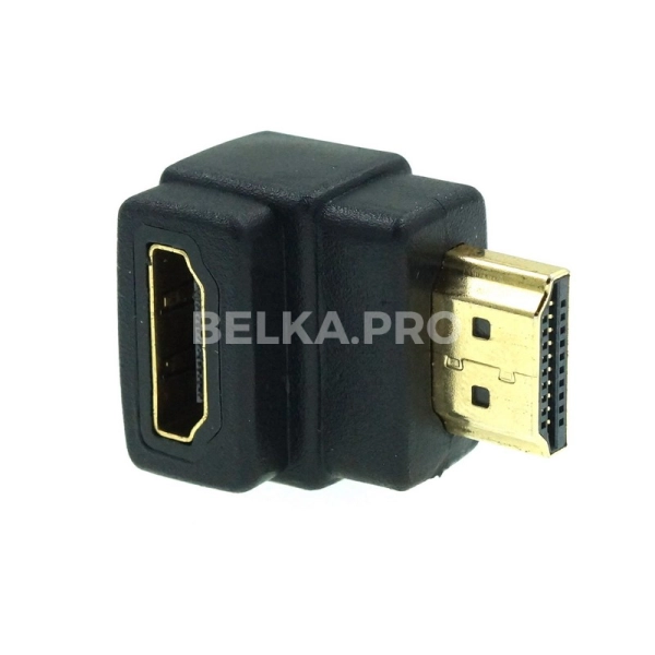 Переходник HDMI (F) - HDMI (М) угловой type I