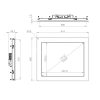 Встраиваемый монитор 17" PN170SMK6-20H1-HDV